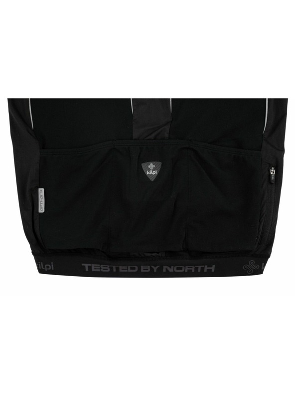 Kilpi Férfi hosszú ujjú kerékpáros mez Kilpi CAMPOS-M Fekete