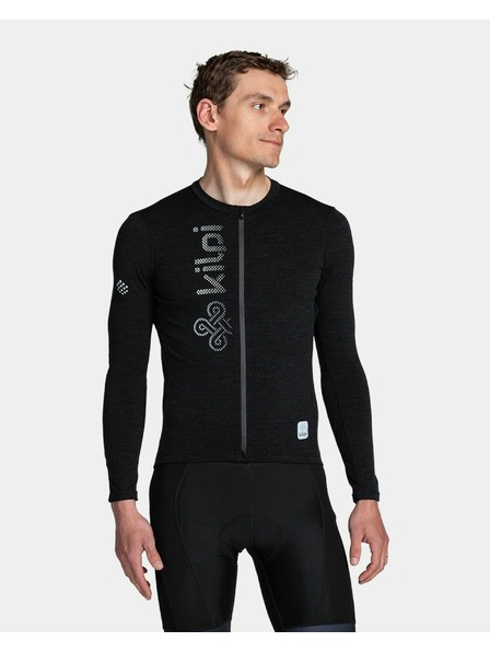 Kilpi Férfi hosszú ujjú kerékpáros mez Kilpi SONET-M Sötétszürke