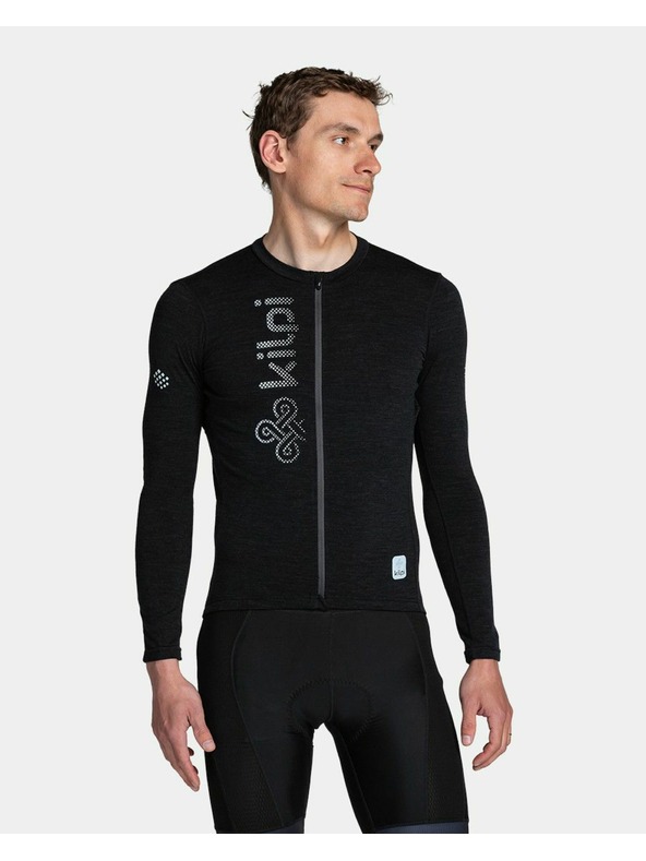 Kilpi Férfi hosszú ujjú kerékpáros mez Kilpi SONET-M Sötétszürke