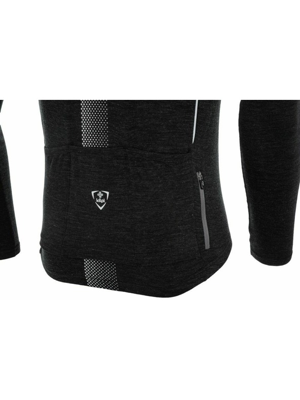 Kilpi Férfi hosszú ujjú kerékpáros mez Kilpi SONET-M Sötétszürke