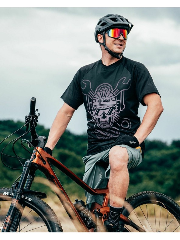 Kilpi Férfi kerékpáros mez Kilpi REMIDO-M Fekete