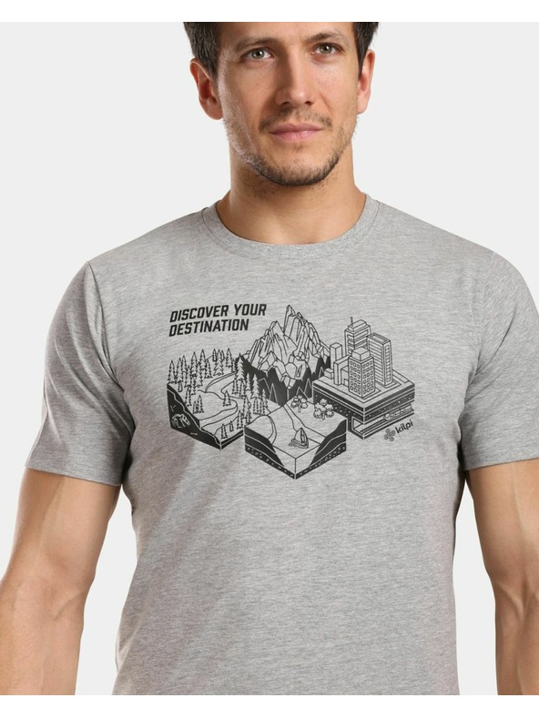 Kilpi Kilpi GAROVE-M Férfi funkcionális póló Világosszürke