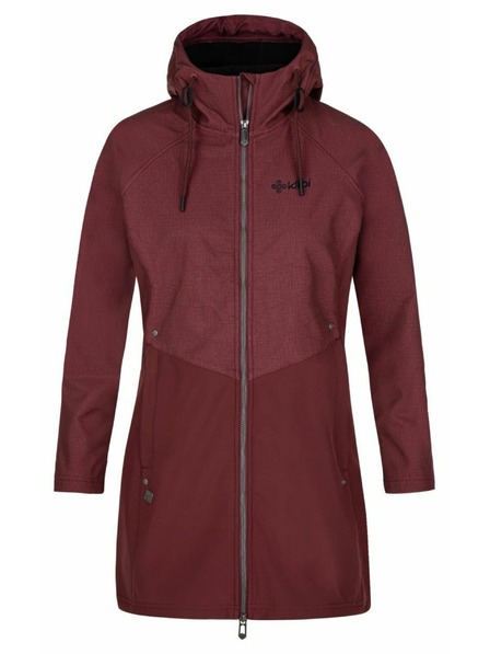 Kilpi Kilpi LASIKA-W női softshell kabát Sötétpiros