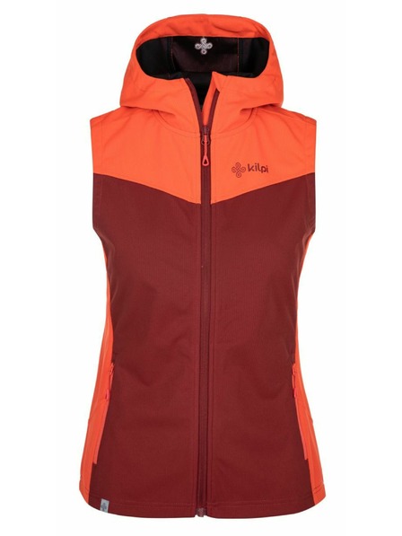 Kilpi Kilpi CORTINA-W női softshell mellény Sötétpiros