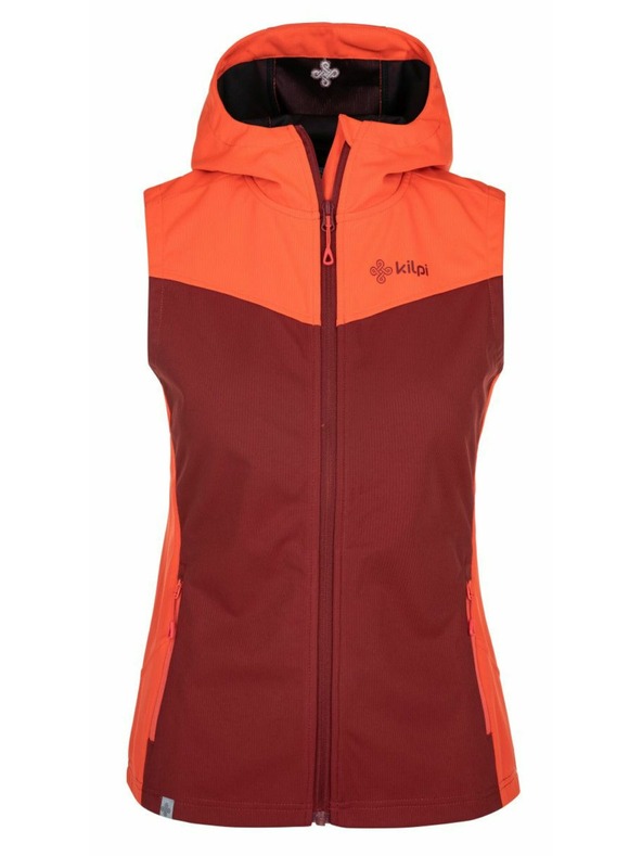 Kilpi Kilpi CORTINA-W női softshell mellény Sötétpiros