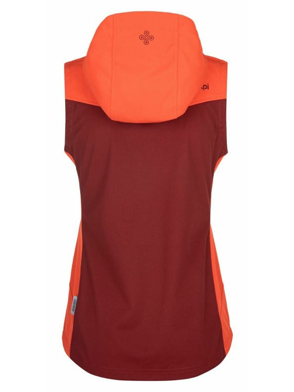 Kilpi Kilpi CORTINA-W női softshell mellény Sötétpiros
