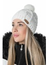 Kilpi Kilpi LADY-W női divatos bojtos sapka Fehér