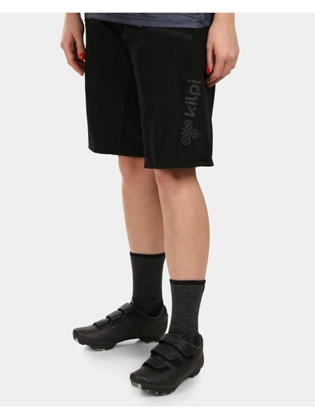 Kilpi Kilpi TRACKEE-W kerékpáros női rövidnadrág Fekete