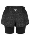 Kilpi Kilpi BERGEN-W 2 az 1-ben futó női rövidnadrág Fekete