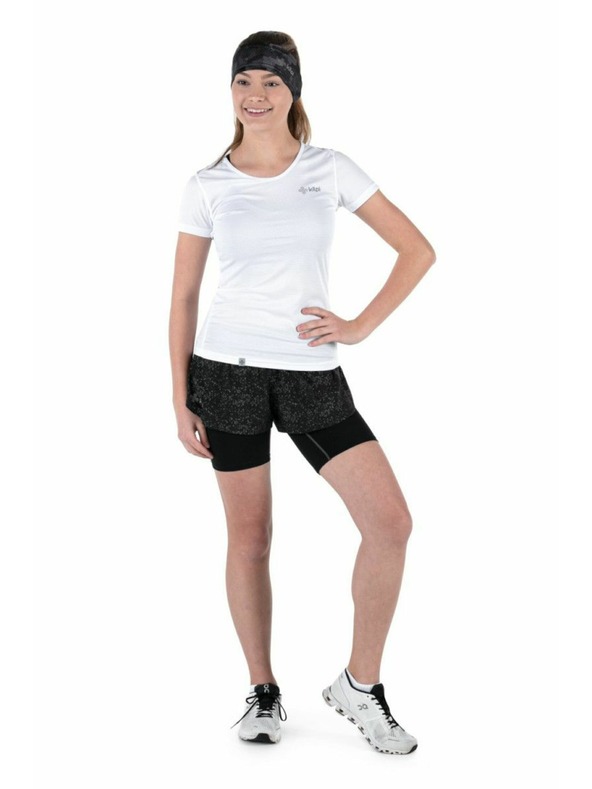 Kilpi Kilpi BERGEN-W 2 az 1-ben futó női rövidnadrág Fekete