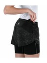 Kilpi Kilpi BERGEN-W 2 az 1-ben futó női rövidnadrág Fekete