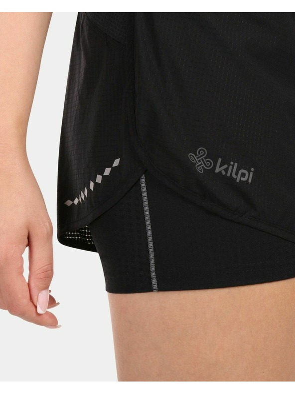 Kilpi Kilpi BERGEN-W futó női rövidnadrág Fekete