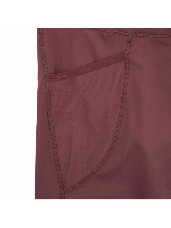 Kilpi Kilpi SOLAS-W női 3/4-es fitness leggings Sötétpiros