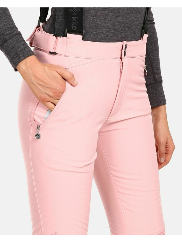 Kilpi Kilpi DIONE-W női softshell sínadrág Világosrózsaszín