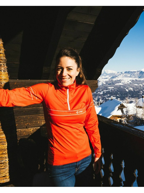 Kilpi Kilpi LEEMA-W hosszú ujjú női thermo alsónemű, piros