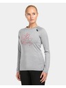 Kilpi Kilpi MAVORA TOP-W hosszú ujjú női funkcionális póló, világosszürke