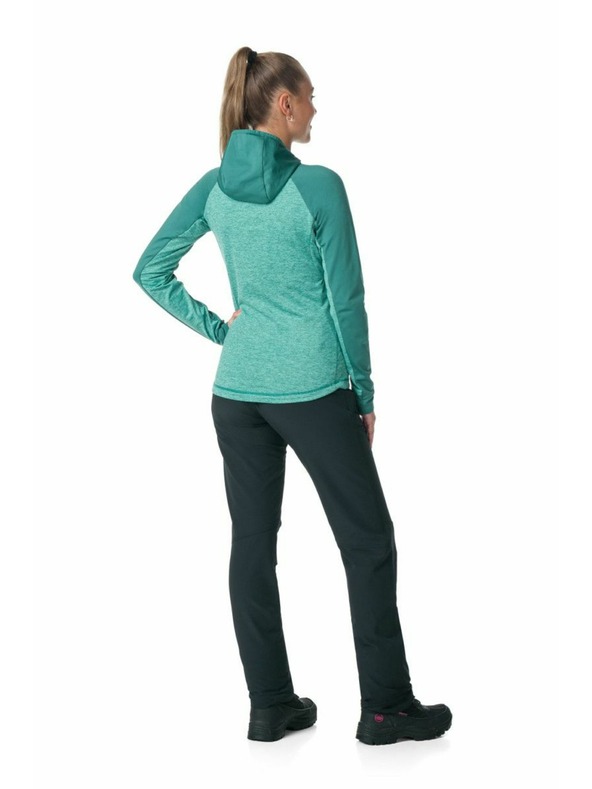 Kilpi Kilpi LAYANA-W női sport pulóver kapucnival Türkiz