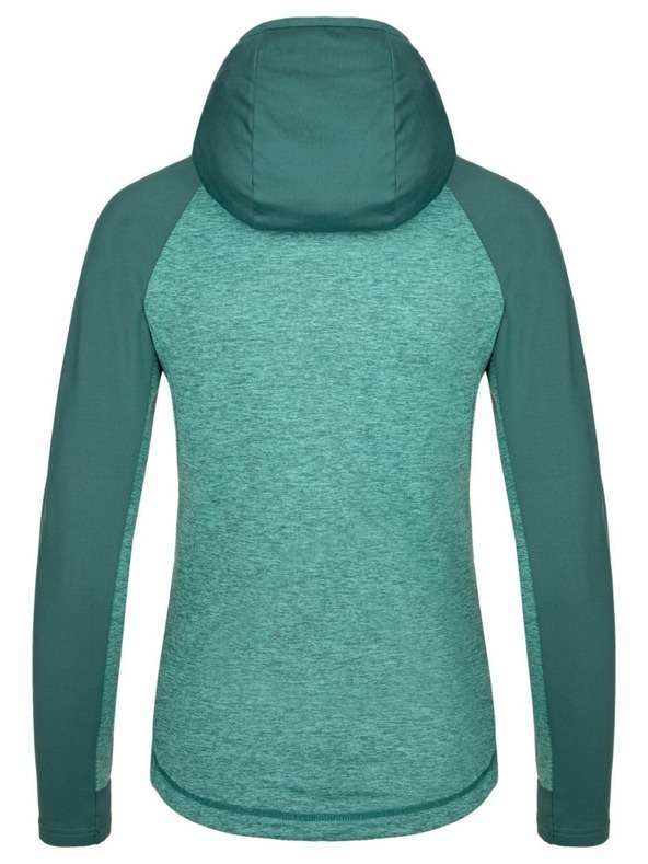 Kilpi Kilpi LAYANA-W női sport pulóver kapucnival Türkiz