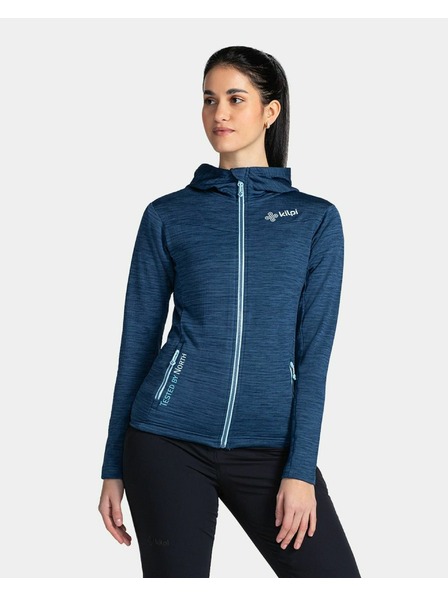 Kilpi Kilpi SEVELEN-W női sport pulóver kapucnival Sötétkék