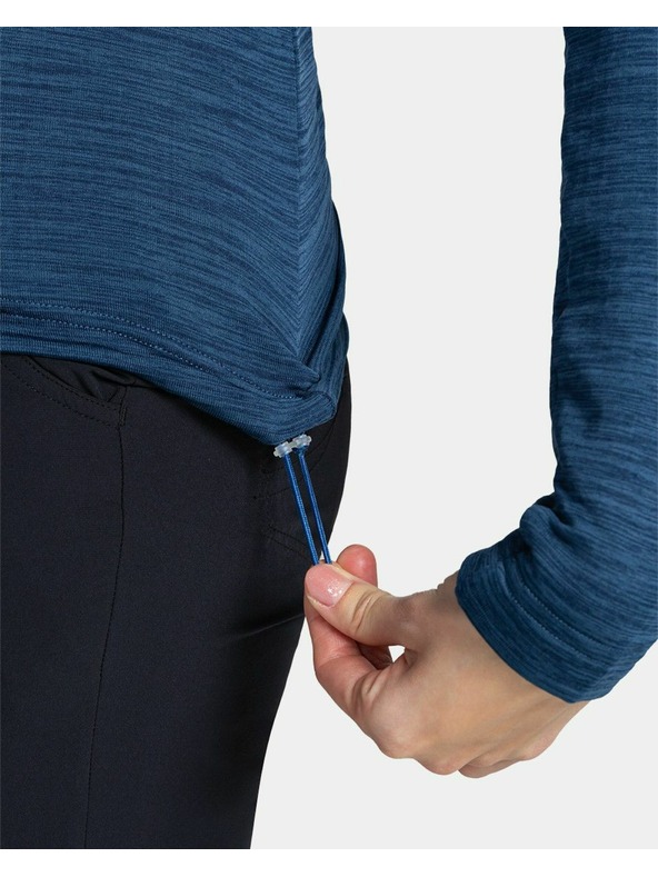 Kilpi Kilpi SEVELEN-W női sport pulóver kapucnival Sötétkék