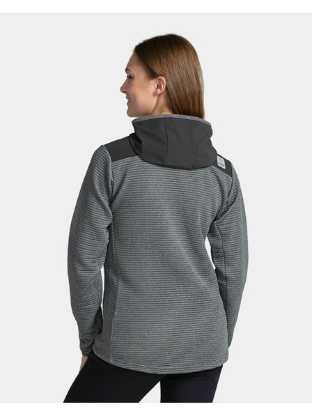 Kilpi Kilpi TANALI-W kapucnis sport női pulóver Sötét szürke