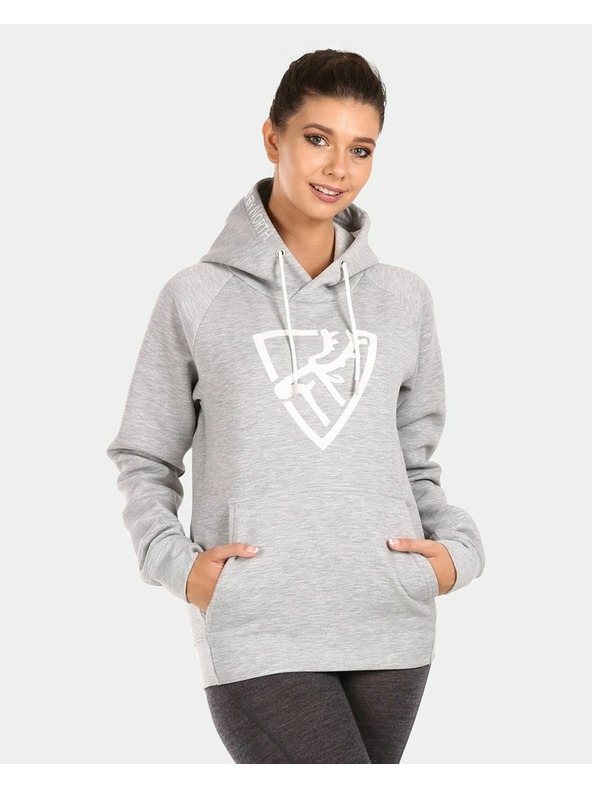 Kilpi Kilpi FJELA-W pamut női pulóver Világos szürke