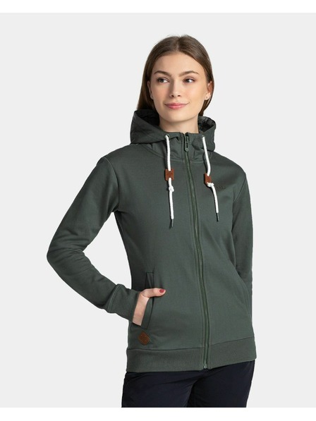 Kilpi Kilpi BERY-W pamut női pulóver Sötét zöld