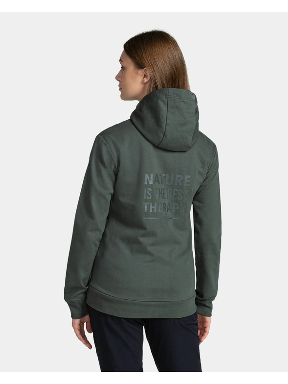 Kilpi Kilpi BERY-W pamut női pulóver Sötét zöld