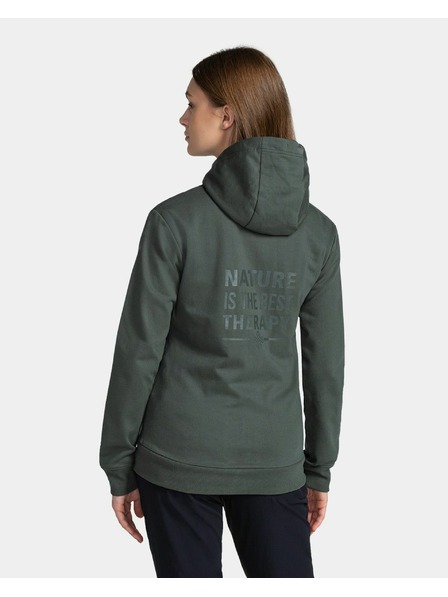 Kilpi Kilpi BERY-W pamut női pulóver Sötét zöld