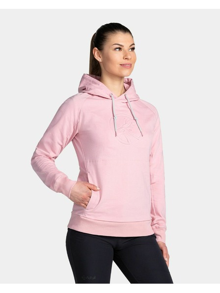 Kilpi Kilpi SOHEY-W pamut női pulóver Világos rózsaszín