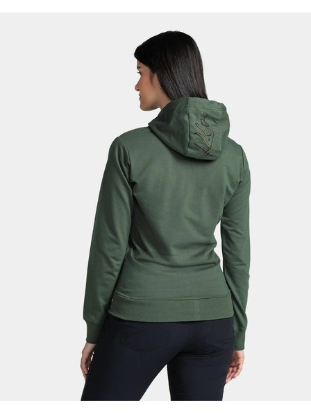 Kilpi Kilpi TARALI-W pamut női pulóver Sötét zöld