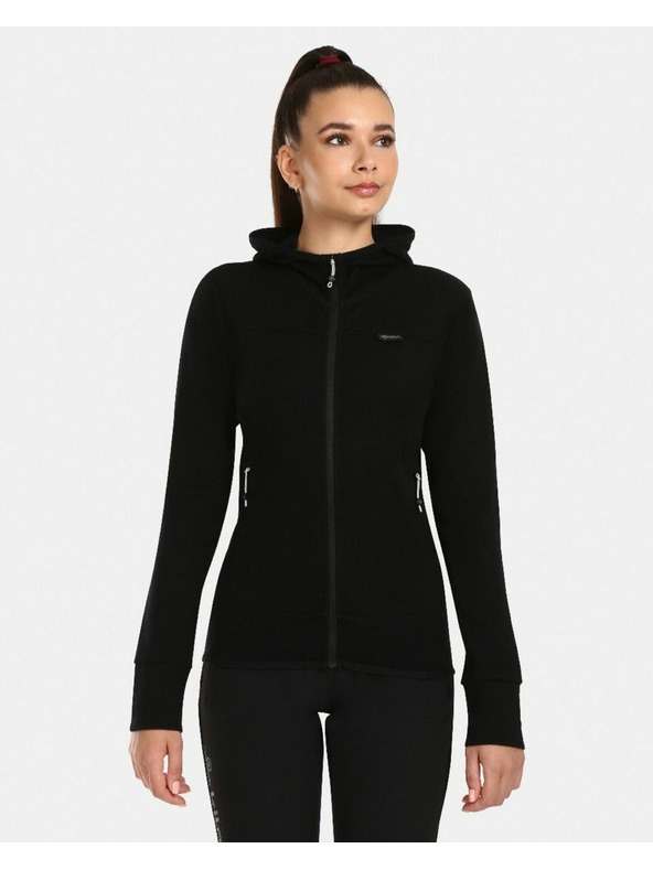 Kilpi Kilpi WOLIE-W merino gyapjú női pulóver Fekete