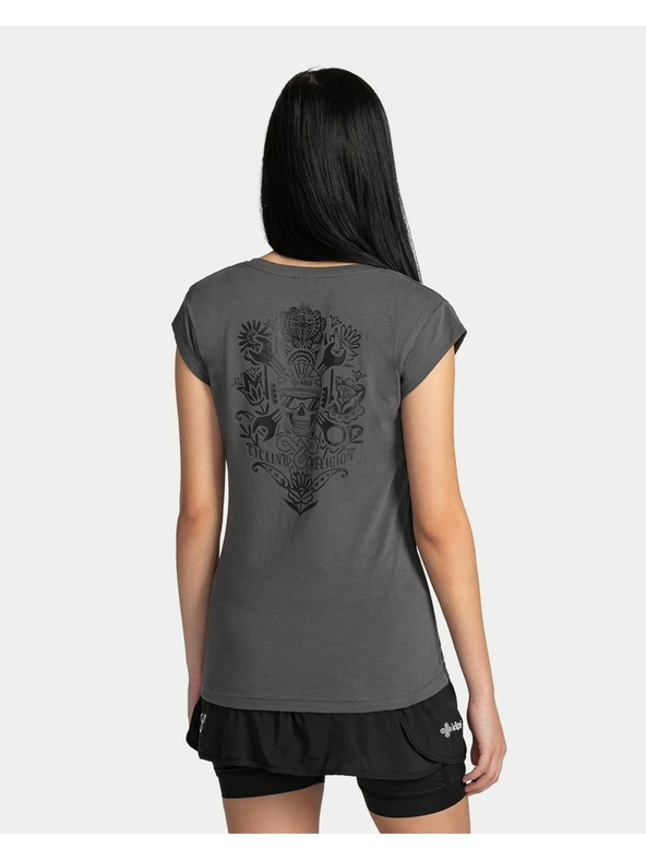 Kilpi Kilpi LOS-W női pamut póló Sötétszürke