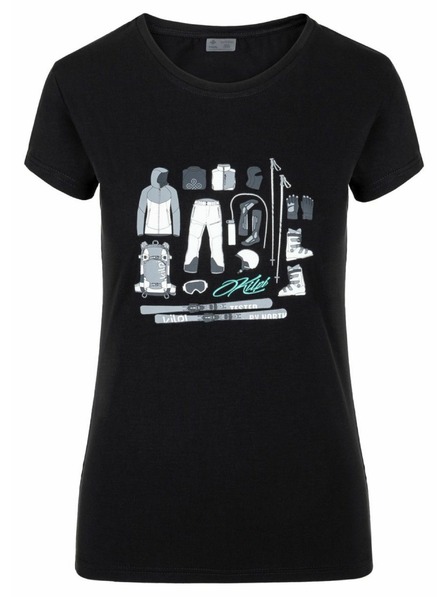 Kilpi Kilpi TORNES-W női rövid ujjú póló Fekete