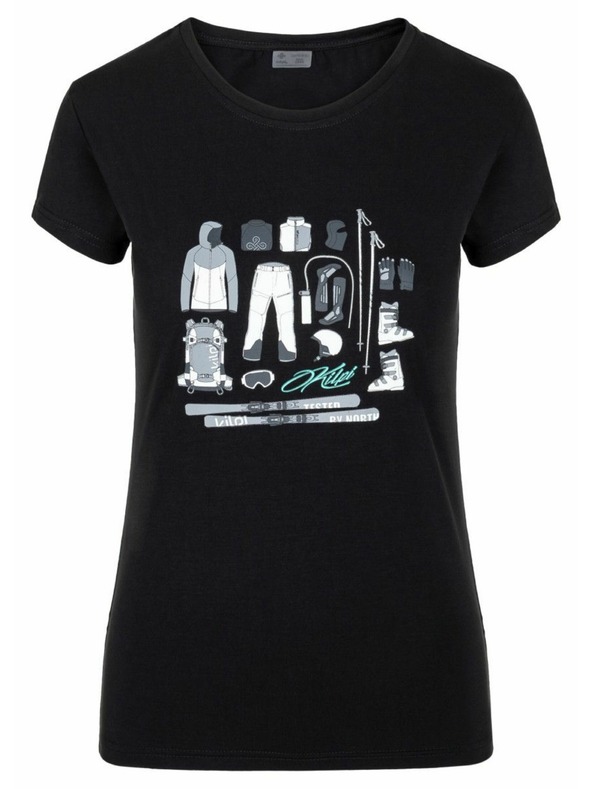 Kilpi Kilpi TORNES-W női rövid ujjú póló Fekete