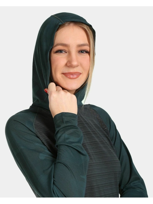 Kilpi Kilpi Női futó melegítőfelső AILEEN-W Sötétzöld