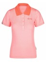 Kilpi Kilpi COLLAR-W női funkcionális galléros póló Világos rózsaszín