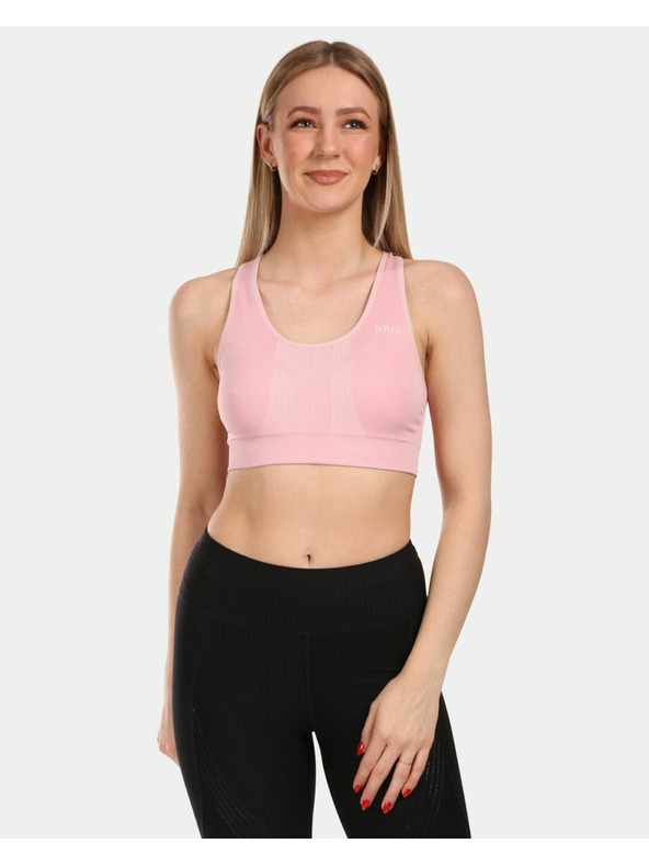 Kilpi Kilpi WINIE-W Női varrás nélküli sportmelltartó Világos rózsaszín