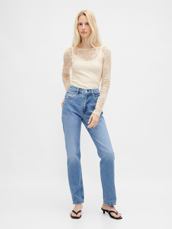 GAP Csipkés, átlátszó top GAP