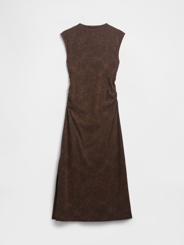 GAP Bordázott kötött maxiruha GAP