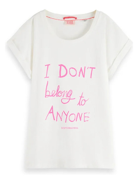 Scotch & Soda Fehér női Scotch & Soda póló