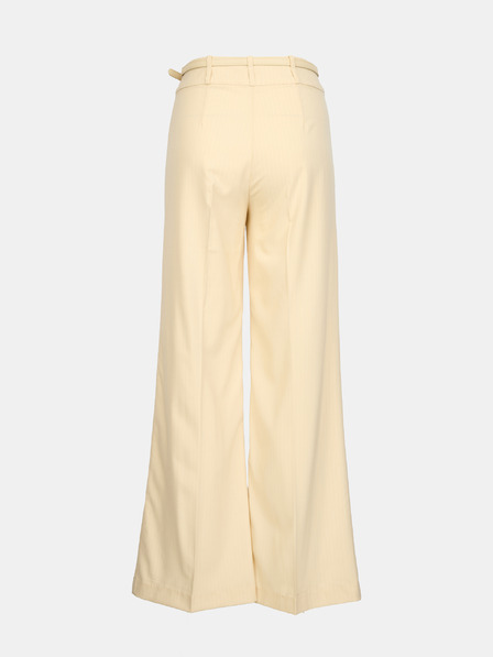 Orsay ORSAY Krémszínű női bő szárú nadrág csíkkal