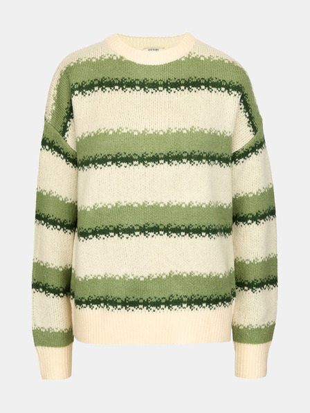 Orsay ORSAY Zöld csíkos női pulóver