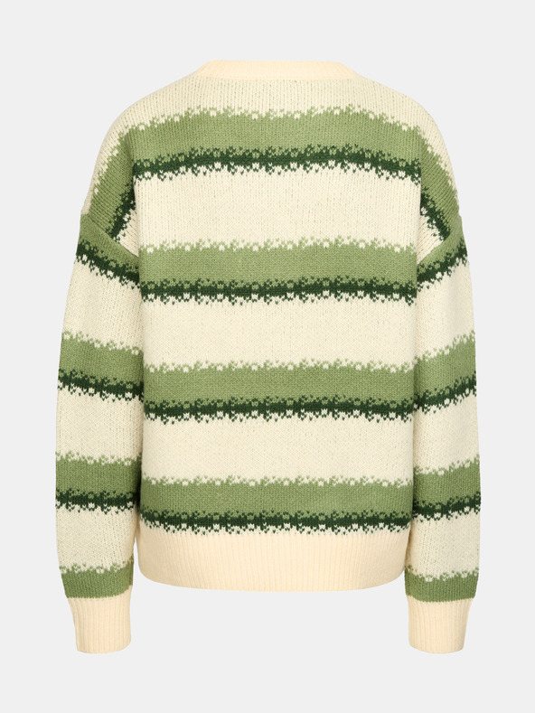 Orsay ORSAY Zöld csíkos női pulóver