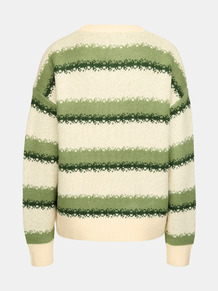 Orsay ORSAY Zöld csíkos női pulóver