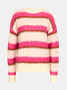Orsay ORSAY Rózsaszín csíkos női pulóver