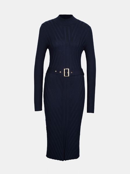 Orsay ORSAY Sötétkék női midi ruha övvel