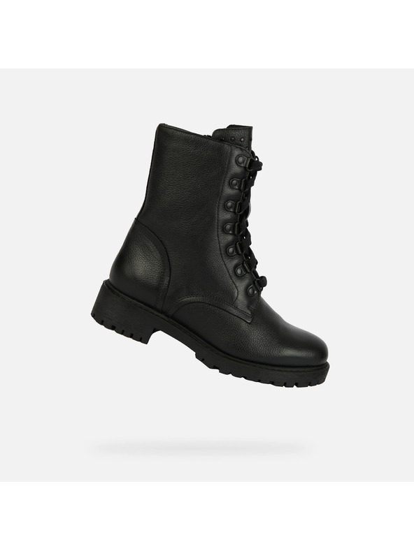 Geox Černá dámská kotníková obuv Geox Hoara - Geox Hoara fekete női bokacsizma