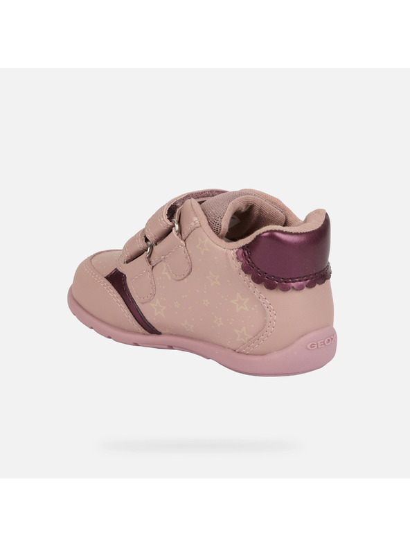 Geox Rózsaszín Geox Elthan első lépéseket segítő lánycipő