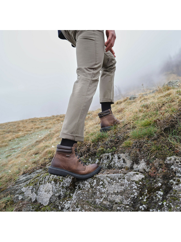 Geox Barna férfi Geox Faloria bokacipő b abx